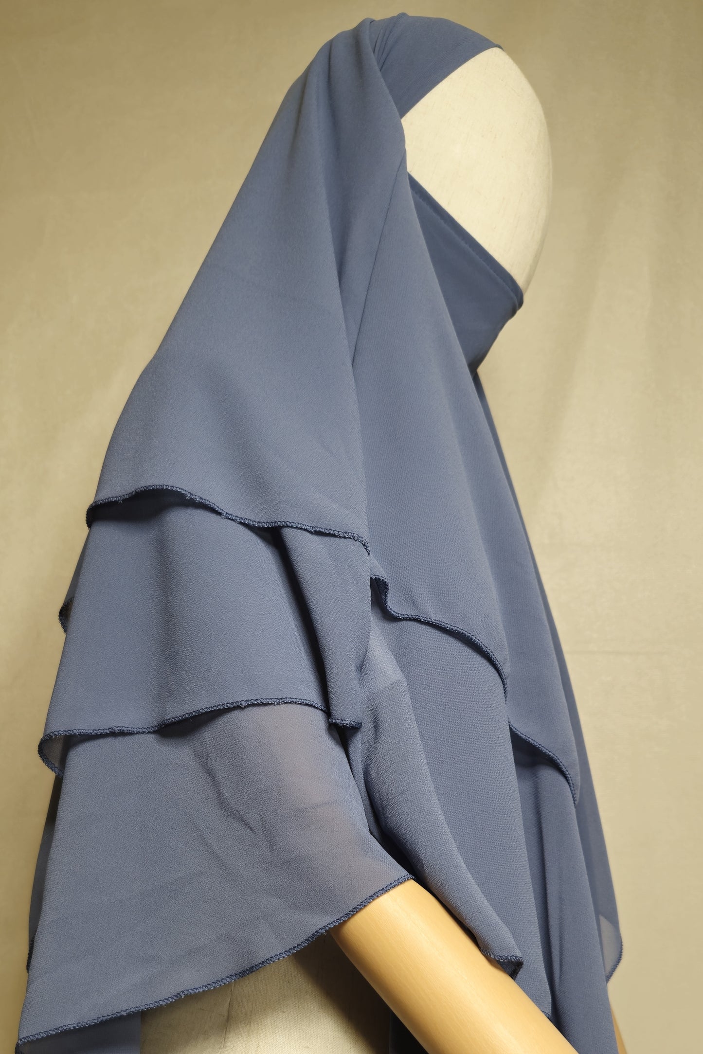 Khimar Chiffon 3-Lagig extra long