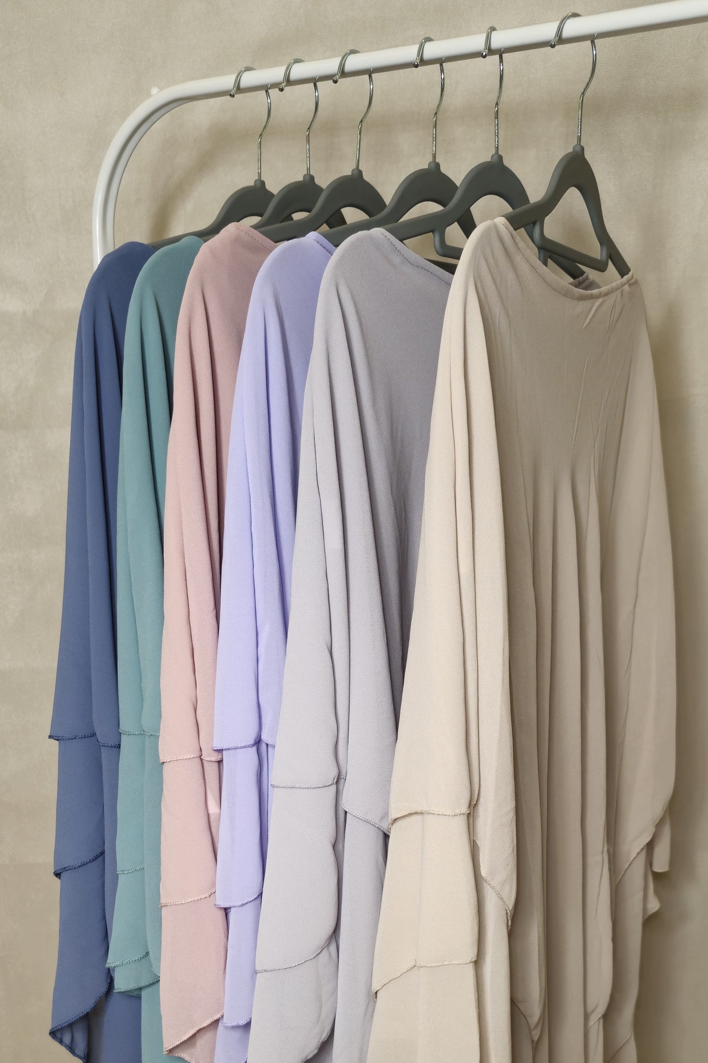 Khimar Chiffon 3-Lagig extra long